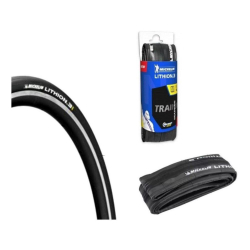 Pneu Michelin Lithion 700X25 Performance Kevlar Menor preço em Pneu Michelin Lithion 700X25 Performance Kevlar