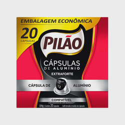 Capsula cafe espresso pilao 12 52G C/20 unidades Menor preço em Capsula cafe espresso pilao 12 52G C/20 unidades