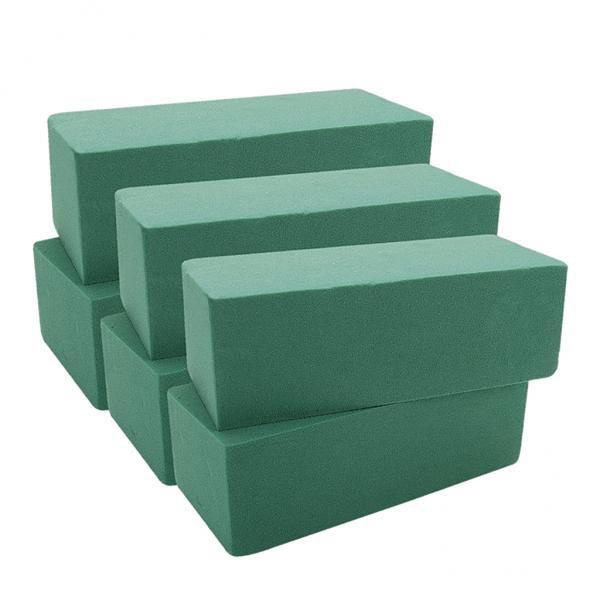 2X 6 Unidades Oasis Foam Bricks Wet Fresh Mud Block diy Fresh Cut em
