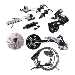 Kit Relação Bike 24v Hidraulico Cassete Cambio Shimano Altus Menor preço em Kit Relação Bike 24v Hidraulico Cassete Cambio Shimano Altus