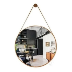 Espelho Redondo Decorativo Adnet Escandinavo 60cm + Suporte é boa?