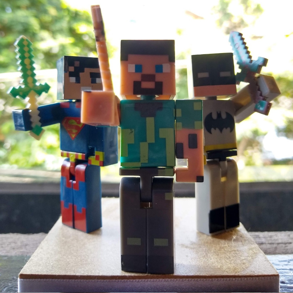 Kit Cartelado Minecraft Bonecos Herois Vingadores Patrulha - SM