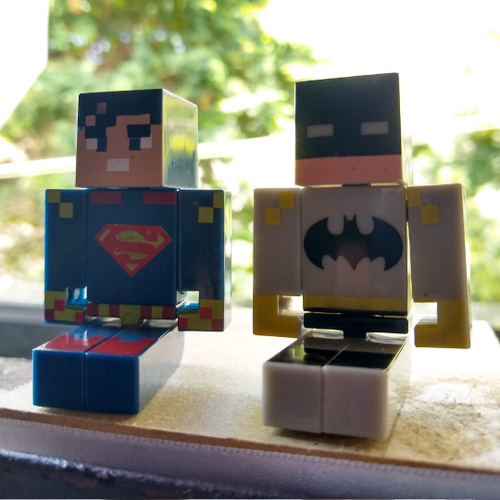 Minecraft best sale superhero figures