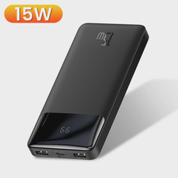 Baseus power bank 20000mah carregador portátil powerbank 10000 bateria externa pd 15w carregamento rápido para iphone 13 xiaomi poverbank é boa?