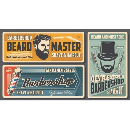 Placa Quadro Decorativo A4 21 X 29 7 Barbearia E Salao De Barbeiro Vintage Para Cavalheiros Em Promocao Ofertas Na Americanas