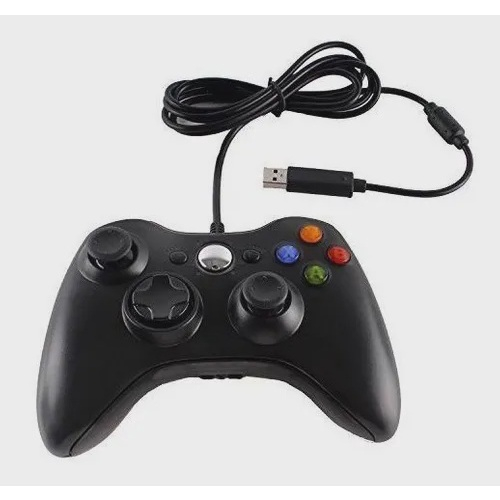 Controle Video Game Xbox 360 Com Fio Joystick Xbox360 E Pc No Shoptime