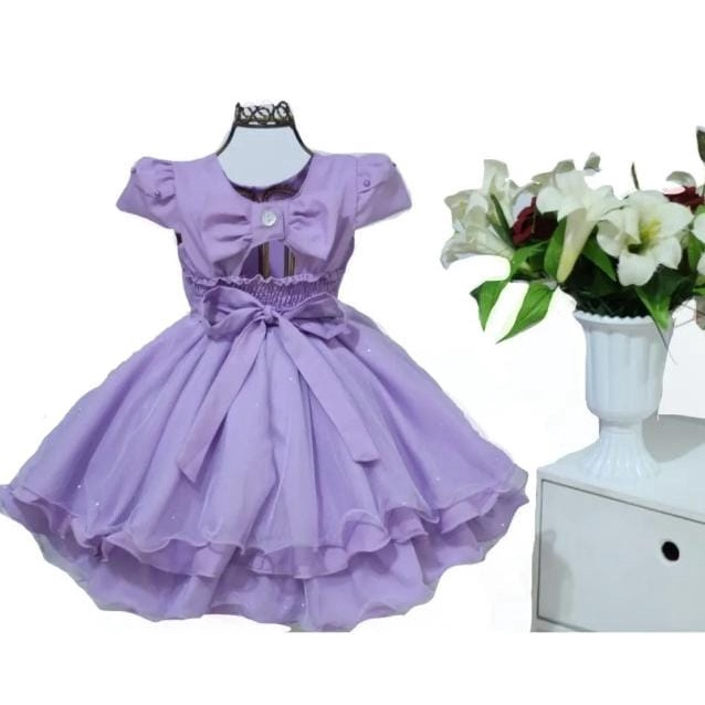 Vestido Infantil Floral Barbie Daminha Festa Tiara 1 Ao 4 em Promoção na  Americanas