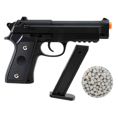 Pistola Arma de Brinquedo Preta Luxo