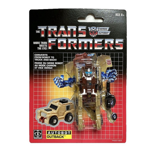 Figura articulada transformers vintage G1 autobot outback reissue
