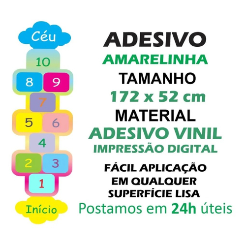 Hopscotch Ring Game Círculo De Jogo De Amarelinha Infantil, 10 Círculos E  10 Botões Podem Ser Montados Em Will, Divertido Jogo De Piso (Size : 28cm)