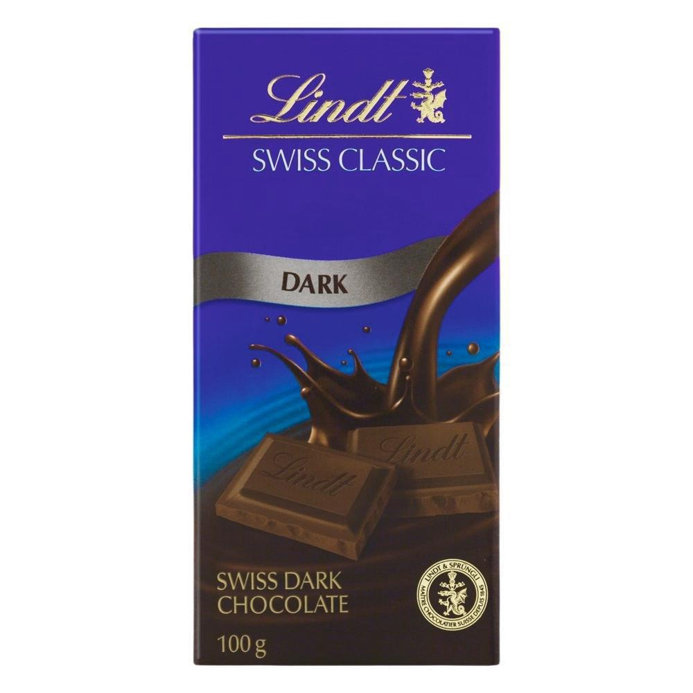 Chocolate Amargo, Lindt Classic, Barra De 100G No Shoptime