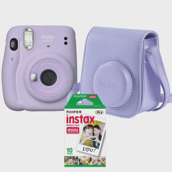 Kit câmera Instantânea Fujifilm instax mini 11 lilás + bolsa + Filme com 10 fotos é boa?