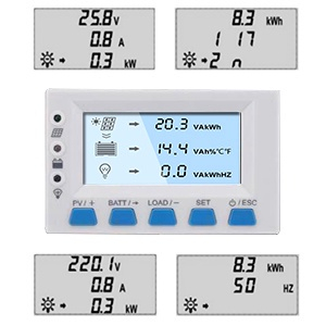 Modulo Display Ds P Controlador Carga Epever Mppt Triron Submarino