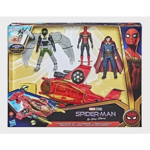 Spider Man Filme 3 - Fuga Escape Jet Jato Aranha c/ 3 Bonecos (homem  Aranha, Vulture e Dr Estranho) - Hasbro na Americanas Empresas