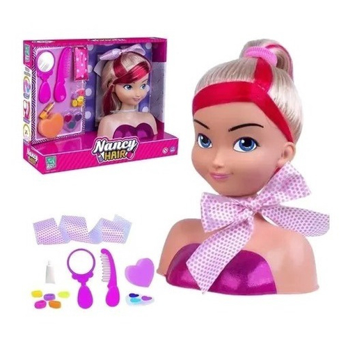 Boneca Princesa Nancy Hair Busto Para Pentear E Maquiar em Promoção na  Americanas