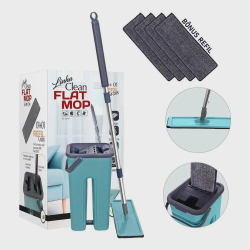 Flat mop com balde lava E seca esfregão multiuso + 1 refil grátis - UD474 é ruim? Flat mop com balde lava E seca esfregão multiuso + 1 refil grátis - UD474 é boa?