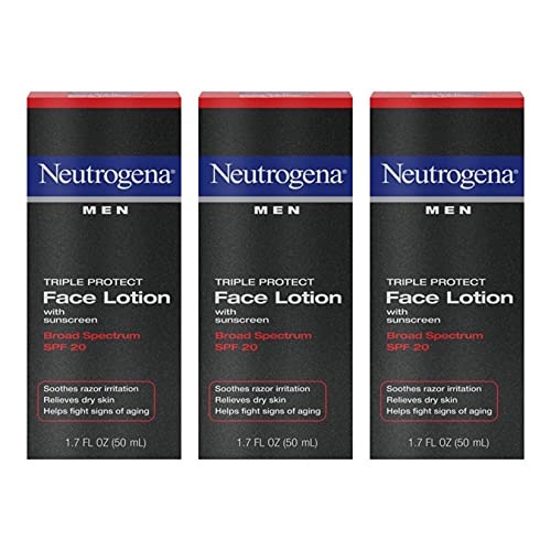 Neutrogena triple protect men s daily face lotion com protetor solar
