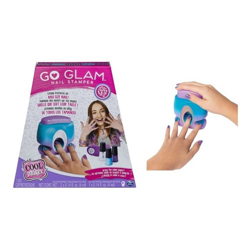 Conjunto Pintura De Unhas Go Glam Nail Stamper - Conjunto Pintura