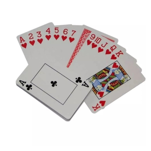 Jogo De Cartas Baralho Plástico Original Com 104 Cartas Premium em Promoção  na Americanas