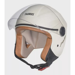 Capacete Aberto Joy 23 By Taurus Bege Couro Menor preço em Capacete Aberto Joy 23 By Taurus Bege Couro