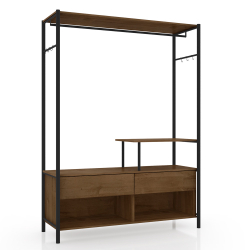 Guarda Roupa Solteiro Closet / Quarto Barcelona 8571 Preto Fosco Demolição Artefamol - og Moveis Menor preço em Guarda Roupa Solteiro Closet / Quarto Barcelona 8571 Preto Fosco Demolição Artefamol - og Moveis