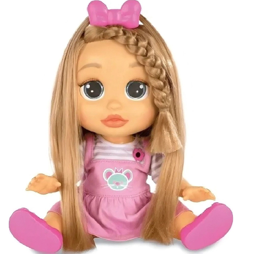 Boneca Interativa Baby Wow Malú Br580 Multikids 43,3cm - Bonecas