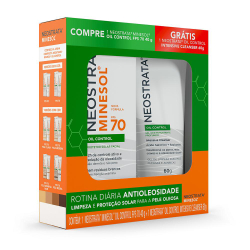 Kit Protetor Solar Neostrata Minesol Gel de Limpeza + Protetor Solar FPS70 40gr Menor preço em Kit Protetor Solar Neostrata Minesol Gel de Limpeza + Protetor Solar FPS70 40gr