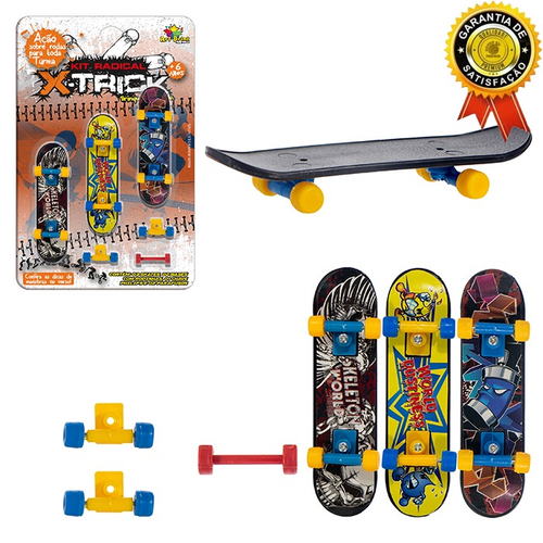 Kit Skate de Dedo 3 Peças em Promoção na Americanas