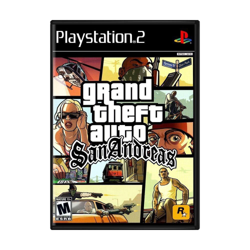 Grand Theft Auto San Andreas (GTA) PS2 - Rock Star Games - Jogos PS2 -  Magazine Luiza