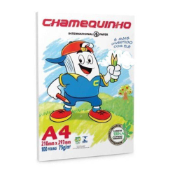 Papel Sulfite A4 Branco 100 Folhas 75g Chamequinho 15 Pacote Menor preço em Papel Sulfite A4 Branco 100 Folhas 75g Chamequinho 15 Pacote