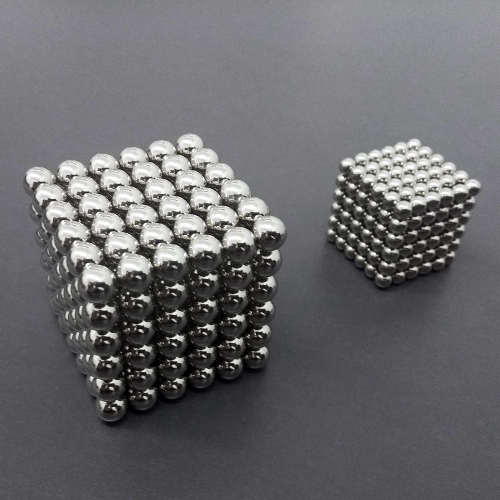 CUBO MAGNETICO IMA NEODIMIO P PRATEADO 216 ESFERAS