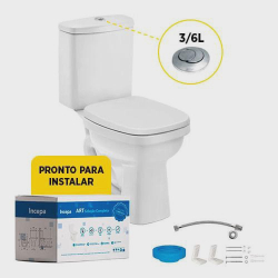 Vaso Sanitário Caixa Acoplada Art Branco Incepa Click Azul é boa?