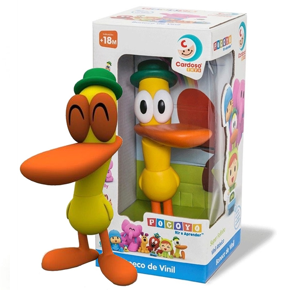 Boneco Turma Do Pocoyo Em Vinil Atóxico - Pato - Cardoso Toys - Oficial ...