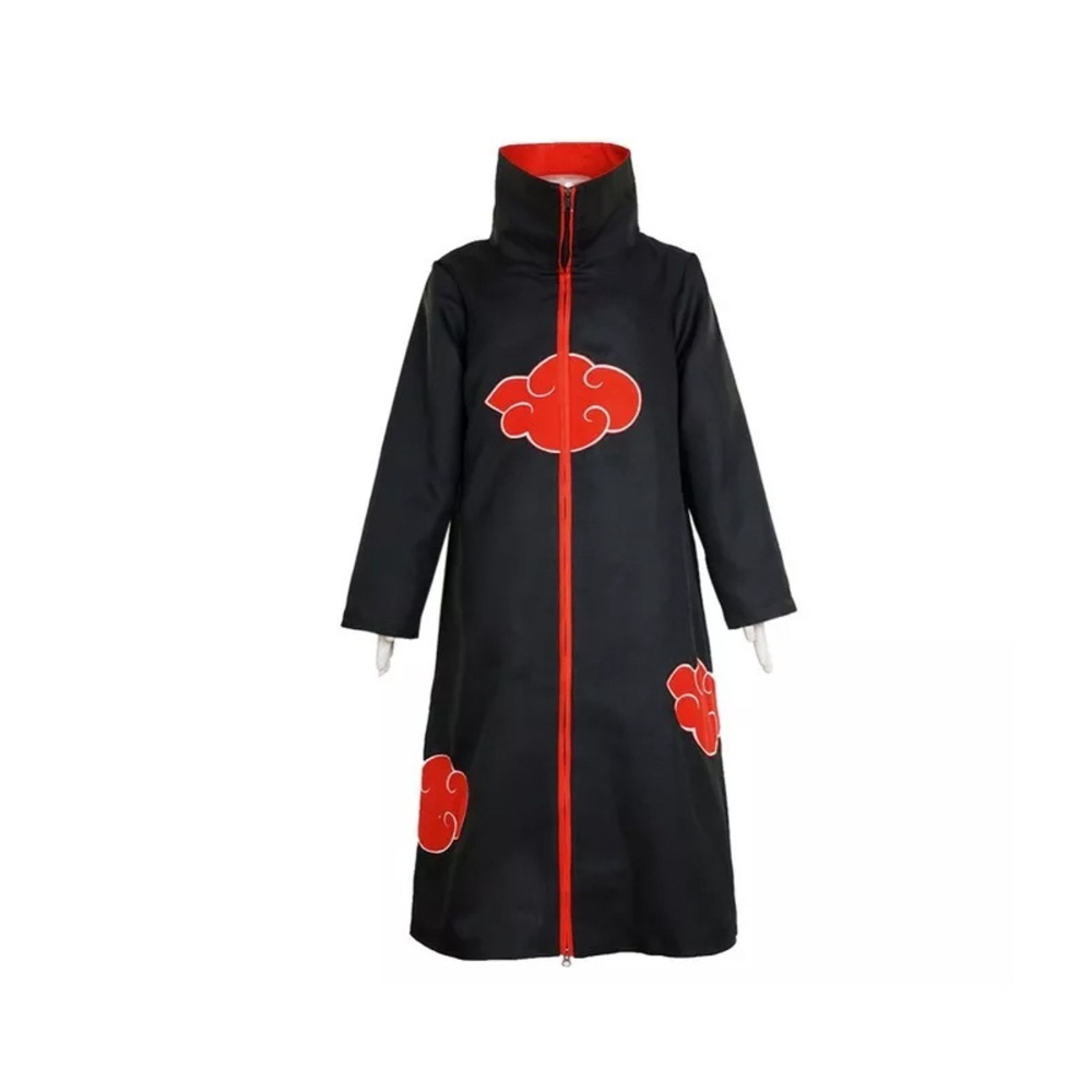 Manto Akatsuki Cosplay + Bandana Naruto Aldeia Folha Coleção em Promoção na  Americanas