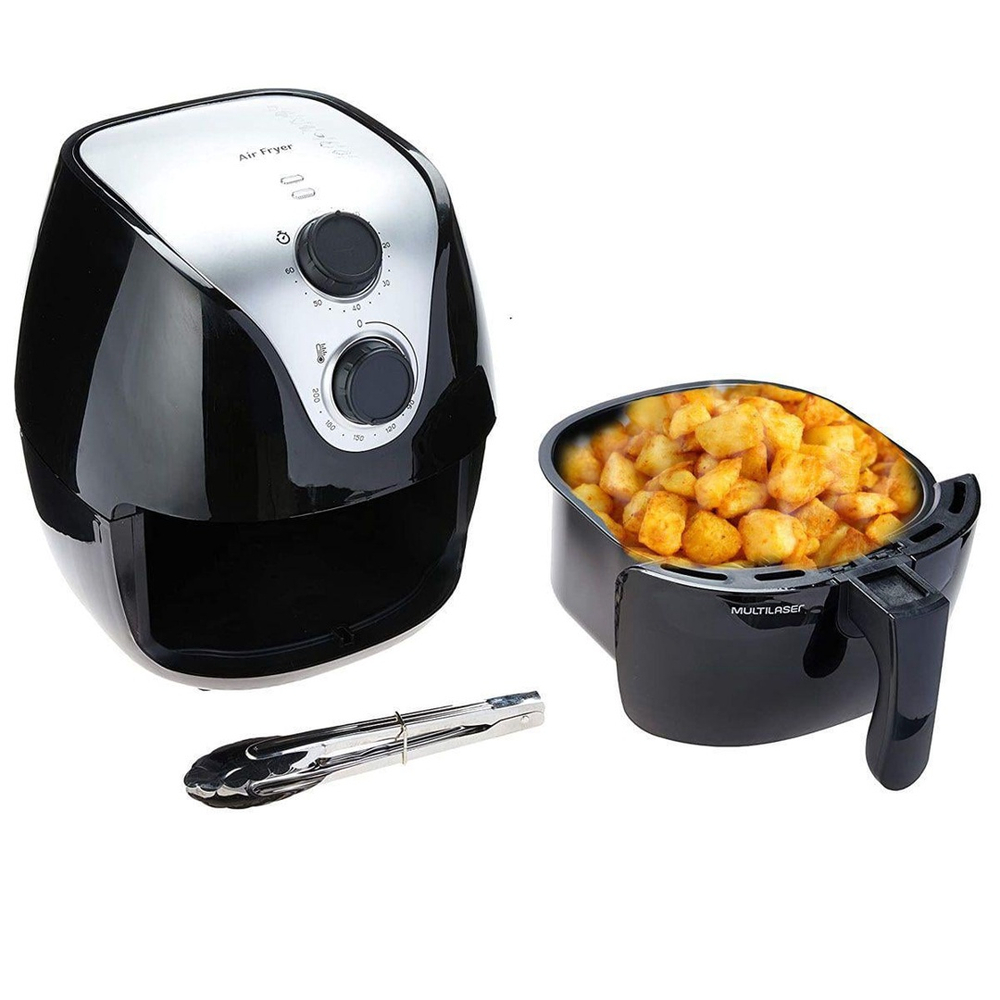 Fritadeira Elétrica Air Fryer Multilaser Gourmet Sem Óleo 4 Litros ...