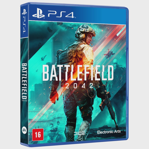 Game Battlefield 2042 - PS4 Jogo Playstation Guerra Em português