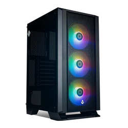 Gabinete Gamer Mancer Narok, rgb, Mid-Tower, Lateral de Vidro, Com 3 Fans, Preto, MCR-NRK-RGB01 Menor preço em Gabinete Gamer Mancer Narok, rgb, Mid-Tower, Lateral de Vidro, Com 3 Fans, Preto, MCR-NRK-RGB01
