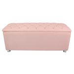 Baú Porta Objetos Para Quarto Casal Grécia 140 cm