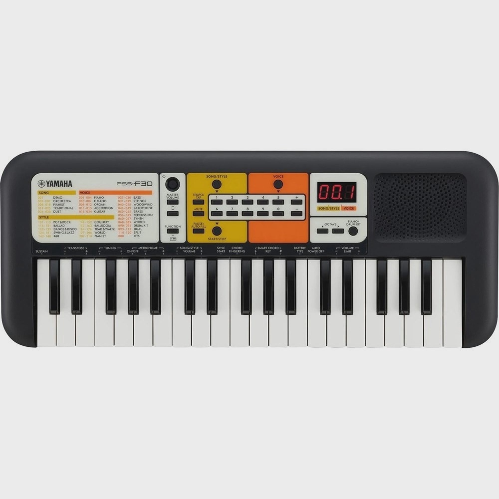 Teclado Musical Yamaha Infantil Pss-f30 37 Teclas Preto no Shoptime