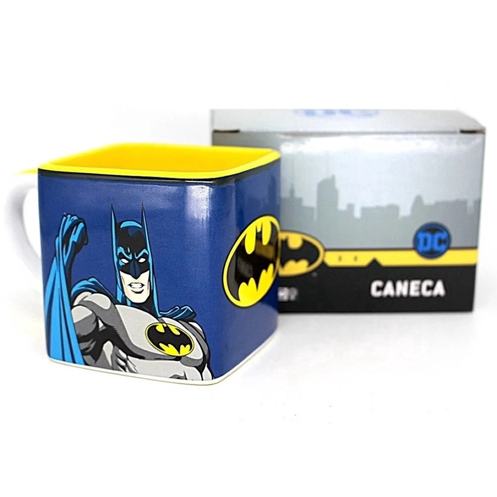 Caneca Cubo Batman Quadrinhos dc Comics 300ml em Promoção na Americanas