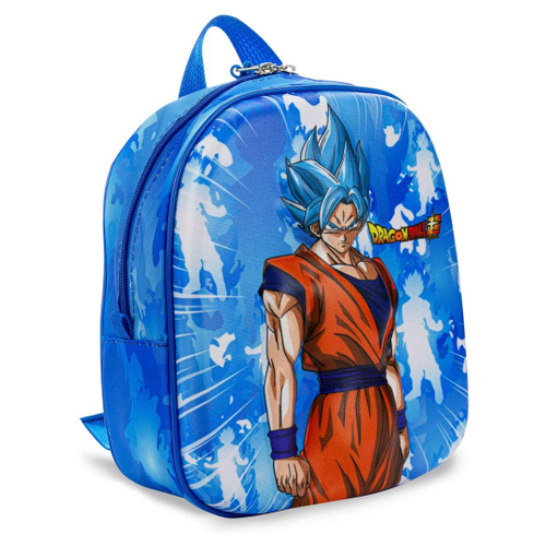 Mochila Masculina Infantil de Rodinha Dragon Ball com Itens na