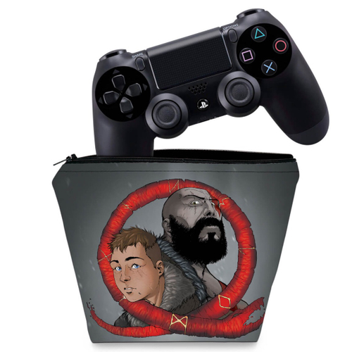 Capa PS5 Controle Case - God of War Ragnarok Edition - Pop Arte Skins