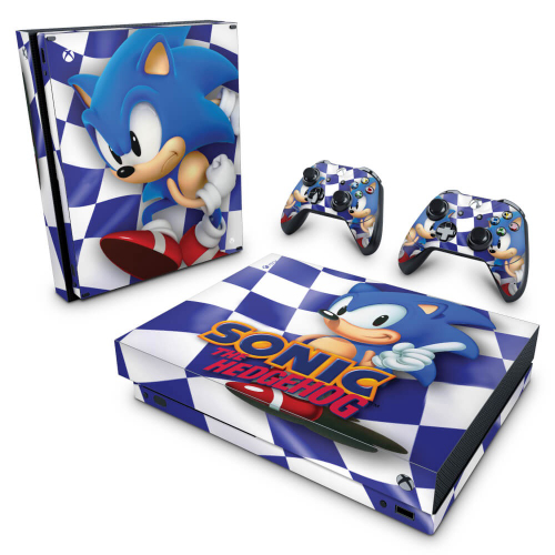 Skin Xbox 360 Controle - Sonic The Hedgehog - Pop Arte Skins