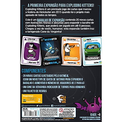 Exploding Kittens, Galápagos Jogos : : Brinquedos e Jogos