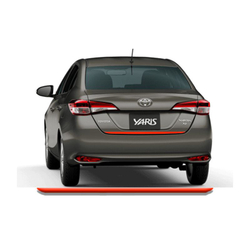 Friso Do Porta malas Toyota Yaris Sedan Vermelho Refletivo Menor preço em Friso Do Porta malas Toyota Yaris Sedan Vermelho Refletivo