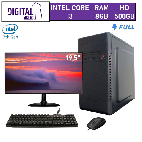 Pc Gamer Completo amd Ryzen 5 5600G, Gráficos Radeon vega 7, 16GB DDR4, ssd  NVMe 512GB, Fonte 600W 80 Plus, Monitor 21.5 75Hz, Skill rgb - SR-010 em  Promoção na Americanas