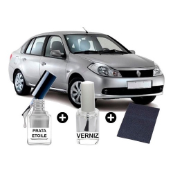 Tinta Tira Risco Automotiva Renault Prata Etoile Symbol Menor preço em Tinta Tira Risco Automotiva Renault Prata Etoile Symbol