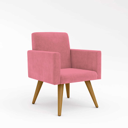 Poltrona Nina Decorativa Cadeira Escritório - Balaqui Decor Menor preço em Poltrona Nina Decorativa Cadeira Escritório - Balaqui Decor