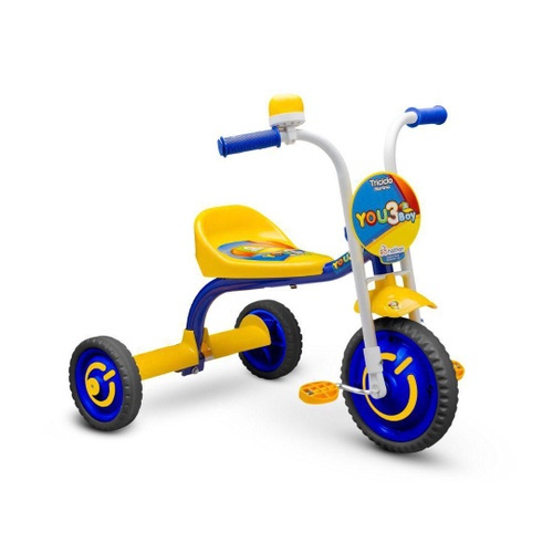 Triciclo Motoca Velotrol Infantil Com Pedal Nathor