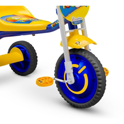 Triciclo Motoca Velotrol Infantil Com Pedal Nathor